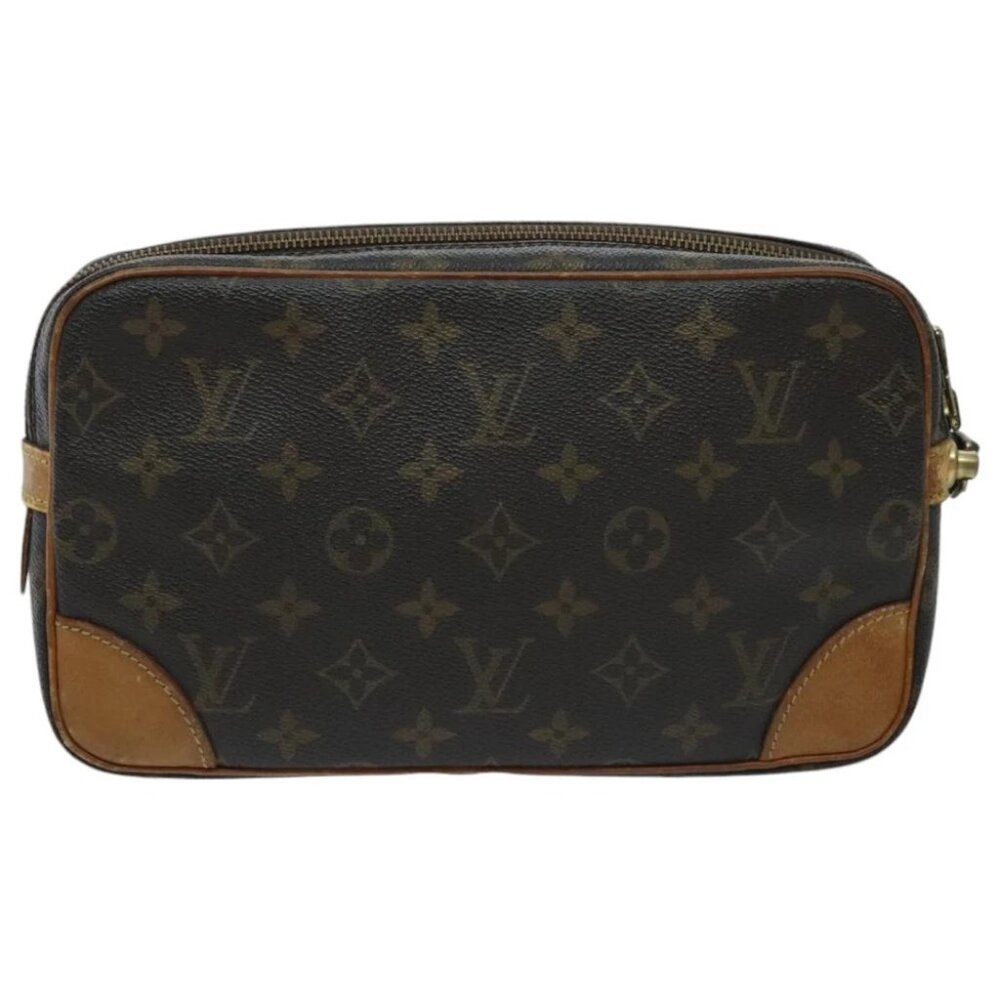 LOUIS VUITTON Monogram Marly Dragonne GM Clutch Bag - Picture 2 of 14